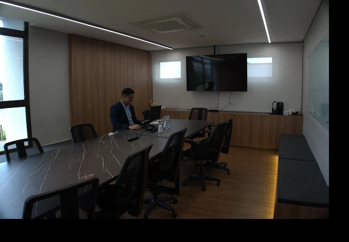 Sala de reunião da Monetali